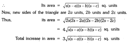 Heron’s Formula Class 9 Extra Questions Maths Chapter 12 with Solutions Answers 2