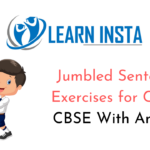 Jumbled Sentences Worksheet Exercises for Class 2 Examples with Answers CBSE 1