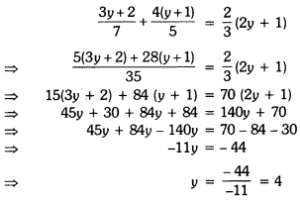 linear equations extra questions class 7