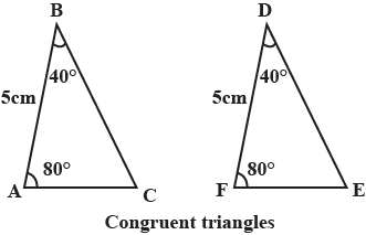 MCQ Questions for Class 9 Maths Chapter 7 Triangles with Answers