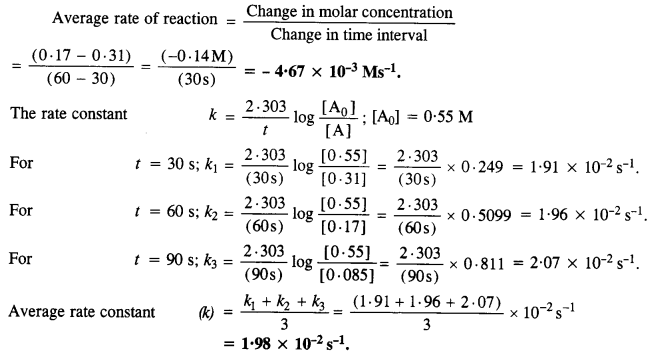 NCERT Solutions for Class 12 Chemistry Chapter 4 Chemical Kinetics 12
