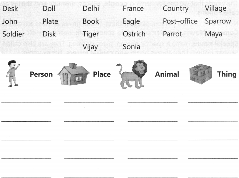 Noun Worksheets For Elementary School Printable Free K5 Learning 