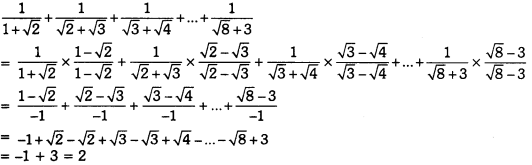 Number Systems Class 9 Extra Questions Maths Chapter 1 with Solutions Answers 22