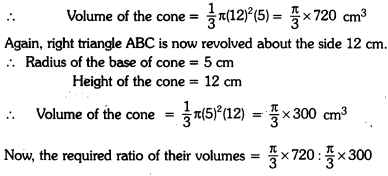 Surface Areas and Volumes Class 9 Extra Questions Maths Chapter 13 with Solutions Answers 12