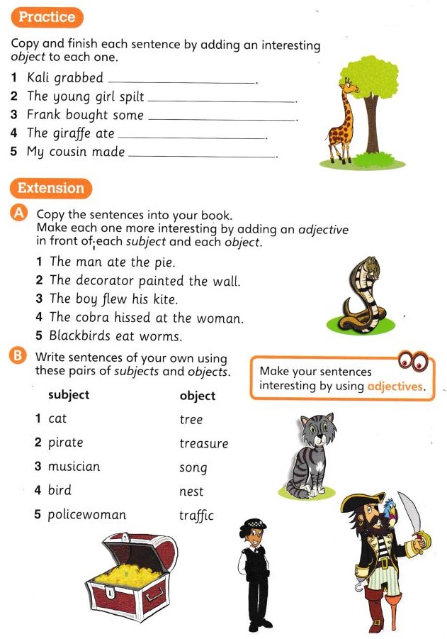 Make Sentence Worksheet For Class 3