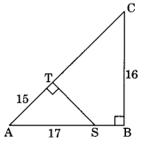 MCQ Questions for Class 10 Maths Chapter 6 Triangles with Answers 1