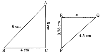 MCQ Questions for Class 10 Maths Chapter 6 Triangles with Answers 3