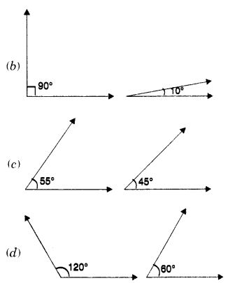 MCQ Questions for Class 7 Maths Chapter 5 Lines and Angles with Answers 2