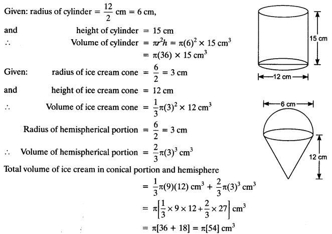 NCERT Solutions for Class 10 Maths Chapter 13 Surface Areas and Volumes Ex 13.3 5
