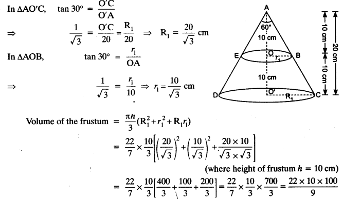NCERT Solutions for Class 10 Maths Chapter 13 Surface Areas and Volumes Ex 13.4 7