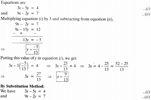 NCERT Solutions for Class 10 Maths Chapter 3 Pair of Linear Equations in Two Variables Ex 3.4 3