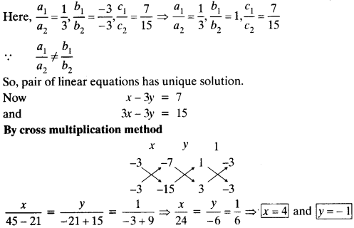 NCERT Solutions for Class 10 Maths Chapter 3 Pair of Linear Equations in Two Variables Ex 3.5 4