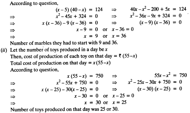 NCERT Solutions for Class 10 Maths Chapter 4 Quadratic Equations Ex 4.2 3
