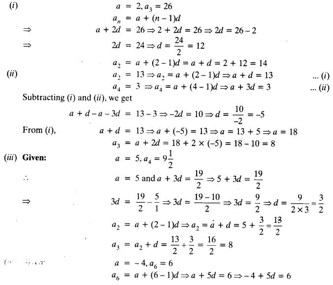 NCERT Solutions for Class 10 Maths Chapter 5 Arithmetic Progressions Ex 5.2 5