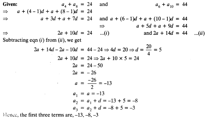 NCERT Solutions for Class 10 Maths Chapter 5 Arithmetic Progressions Ex 5.2 8