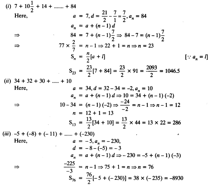 NCERT Solutions for Class 10 Maths Chapter 5 Arithmetic Progressions Ex 5.3 3