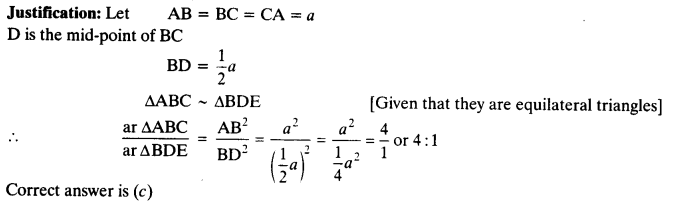 NCERT Solutions for Class 10 Maths Chapter 6 Triangles Ex 6.4 12