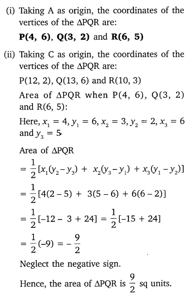 NCERT Solutions for Class 10 Maths Chapter 7 Coordinate Geometry Ex 7.4 9