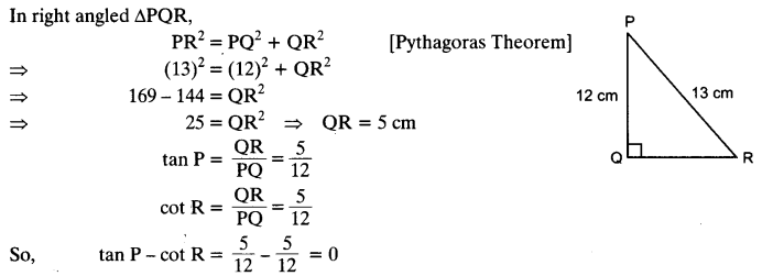 NCERT Solutions for Class 10 Maths Chapter 8 Introduction to Trigonometry Ex 8.1 2