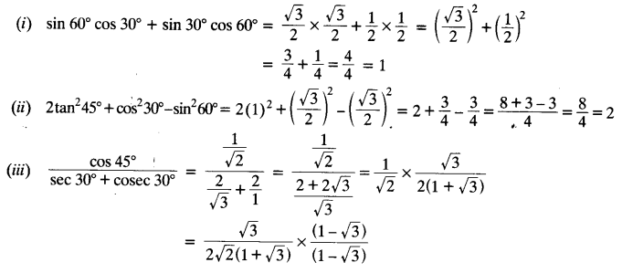 NCERT Solutions for Class 10 Maths Chapter 8 Introduction to Trigonometry Ex 8.2 2