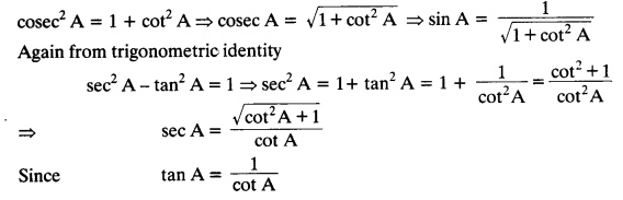 NCERT Solutions for Class 10 Maths Chapter 8 Introduction to Trigonometry Ex 8.4 1