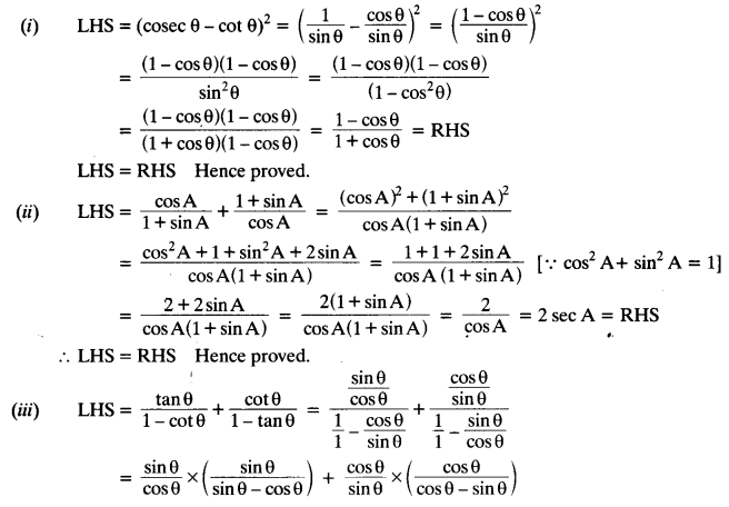 NCERT Solutions for Class 10 Maths Chapter 8 Introduction to Trigonometry Ex 8.4 7