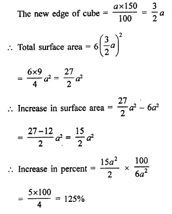 RD Sharma Class 9 Solutions Chapter 18 Surface Areas and Volume of a Cuboid and Cube Ex 18.1 Q10.1