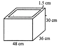 RD Sharma Class 9 Solutions Chapter 18 Surface Areas and Volume of a Cuboid and Cube Ex 18.2 Q12.1