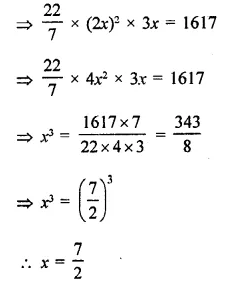 RD Sharma Class 9 Solutions Chapter 19 Surface Areas and Volume of a Circular Cylinder Ex 19.2 Q12.1