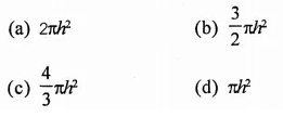 RD Sharma Class 9 Solutions Chapter 19 Surface Areas and Volume of a Circular Cylinder MCQS Q10.1