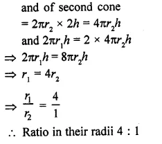 RD Sharma Class 9 Solutions Chapter 20 Surface Areas and Volume of A Right Circular Cone Ex 20.1 13.1