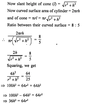 RD Sharma Class 9 Solutions Chapter 20 Surface Areas and Volume of A Right Circular Cone Ex 20.1 21.1