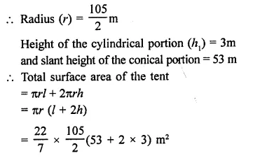 RD Sharma Class 9 Solutions Chapter 20 Surface Areas and Volume of A Right Circular Cone Ex 20.1 23.1