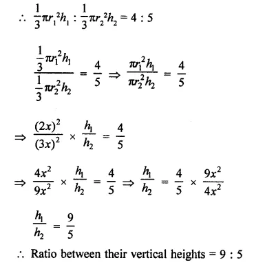 RD Sharma Class 9 Solutions Chapter 20 Surface Areas and Volume of A Right Circular Cone Ex 20.2 Q6.1