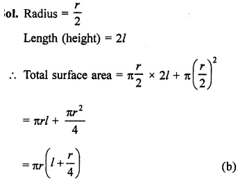 RD Sharma Class 9 Solutions Chapter 20 Surface Areas and Volume of A Right Circular Cone MCQS Q3.2