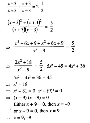 Selina Concise Mathematics Class 10 ICSE Solutions Chapter 5 Quadratic Equations Ex 5B Q17.2