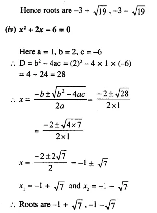 Selina Concise Mathematics Class 10 ICSE Solutions Chapter 5 Quadratic Equations Ex 5C Q1.4