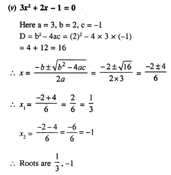 Selina Concise Mathematics Class 10 ICSE Solutions Chapter 5 Quadratic Equations Ex 5C Q1.5