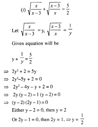 Selina Concise Mathematics Class 10 ICSE Solutions Chapter 5 Quadratic Equations Ex 5C Q7.2