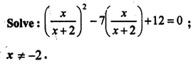 Selina Concise Mathematics Class 10 ICSE Solutions Chapter 5 Quadratic Equations Ex 5D Q13.1