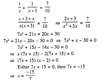 Selina Concise Mathematics Class 10 ICSE Solutions Chapter 6 Solving Problems Ex 6A Q5.1