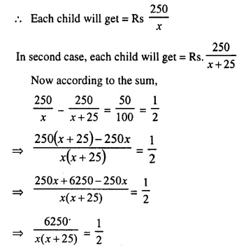 Selina Concise Mathematics Class 10 ICSE Solutions Chapter 6 Solving Problems Ex 6D Q9.1