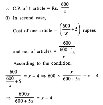 Selina Concise Mathematics Class 10 ICSE Solutions Chapter 6 Solving Problems Ex 6E Q2.1