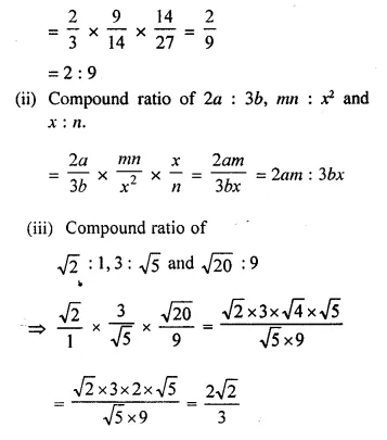 Selina Concise Mathematics Class 10 ICSE Solutions Chapter 7 Ratio and Proportion Ex 7A Q20.1