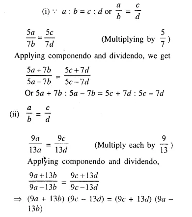 Selina Concise Mathematics Class 10 ICSE Solutions Chapter 7 Ratio and Proportion Ex 7C Q1.1