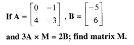 Selina Concise Mathematics Class 10 ICSE Solutions Chapter 9 Matrices Ex 9D Q6.1