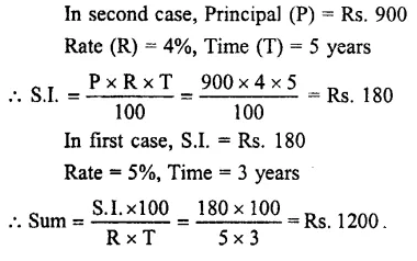 Selina Concise Mathematics Class 7 ICSE Solutions Chapter 10 Simple Interest 15