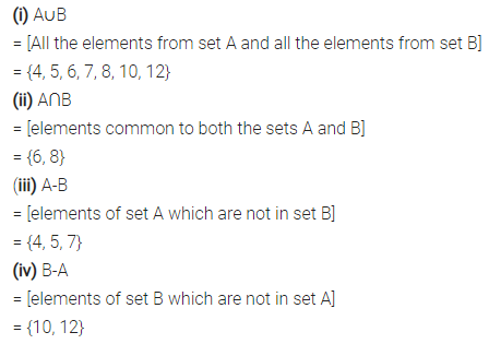 Selina Concise Mathematics Class 7 ICSE Solutions Chapter 13 Set Concepts Ex 13D 23