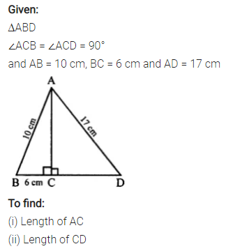 Selina Concise Mathematics Class 7 ICSE Solutions Chapter 16 Pythagoras Theorem 11