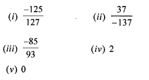 Selina Concise Mathematics Class 7 ICSE Solutions Chapter 2 Rational Numbers Ex 2A Q2